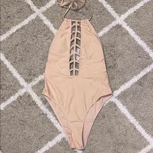 Blush one piece